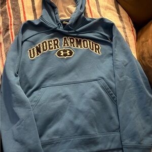 Mens Under Armour Blue Performance Sweater size small